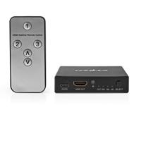 Nedis VSWI3493AT Hdmi™-switch 3 Poort(en) 3x Hdmi™ Input Hdmi™ Output 8k@60hz 45 Gbps Afstandbestuurbaar Aluminium Antraciet - thumbnail