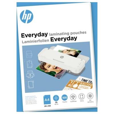 HP Lamineerfolie DIN A4 75 micron glanzend 100 stuk(s)