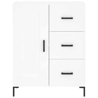 Dressoir 69,5x34x90 cm bewerkt hout wit