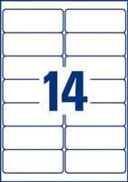 Etiket Avery J8163-100 99.1x38.1mm wit 1400 etiketten - thumbnail