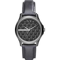 Horlogeband Armani Exchange AX5214 Leder Zwart 18mm - thumbnail