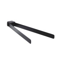 Dubbele Handdoekhouder Sapho Pirenei Draaibaar 35.9 cm Mat Zwart - thumbnail