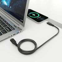 AISENS A107-0874 USB 3.2 Kabel Gen2X2, 20 Gbit/s, 8K bij 30Hz, 5A, 100W, E-Marker, Type USB-C/M, Zwart, 3m - thumbnail