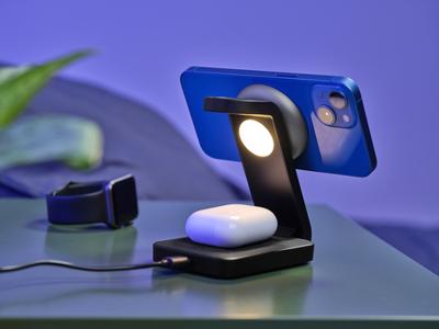 Trust Viro 3-in-1 Wireless Magnetic Charge Stand Oplader Zwart - thumbnail
