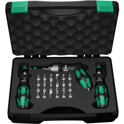 Wera 7440/41/42 Kraftform momentschroevendraaierset 0,3-6,0Nm