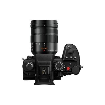 Panasonic Lumix DC-GH7LE Micro Four Thirds Spiegelloze Camera, Leica DG Vario-Elmarit H-ES12060-lens, 25,2 MP, C4K/4K 4:2:2 60/50p-video, Fasehybride AF, Active IS, OLED, Zwart