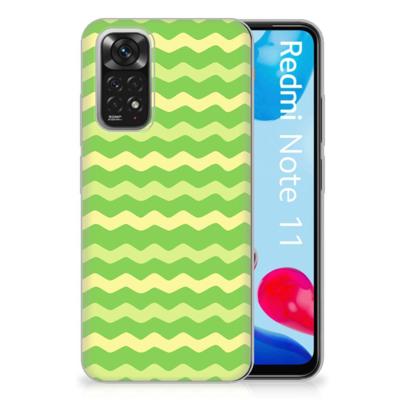 Xiaomi Redmi 10 | Redmi Note 11 4G | TPU bumper | Waves Green