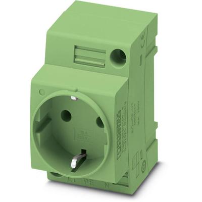 Phoenix Contact EO-CF/UT/GN Schakelkastcontactdoos Groen 1 stuk(s)