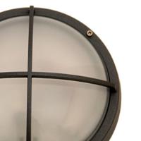 Franssen Ronde buitenlampDocks 26cm grafiet grijs - 329060-25 - thumbnail