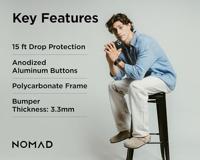 Nomad Rugged hoesje iPhone 16 Pro Max - Black - thumbnail