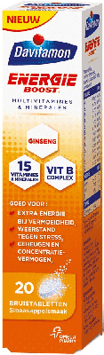 Davitamon Energie Boost Ginseng Bruistabletten
