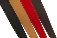 Fender 2" Essentials Leather Strap Red gitaarband - thumbnail