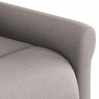 Fauteuil verstelbaar stof taupe Fauteuil verstelbaar stof taupe