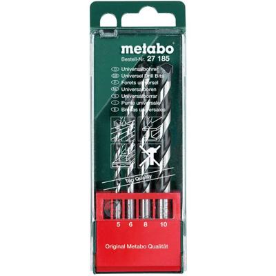 Metabo Accessoires Borencassette, 4 boren hout-metaal-steen - 627185000