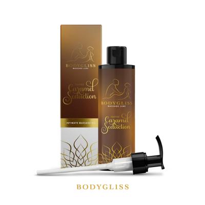 Bodygliss Massage- en glijmiddel in 1 toffee karamel 150 Milliliter