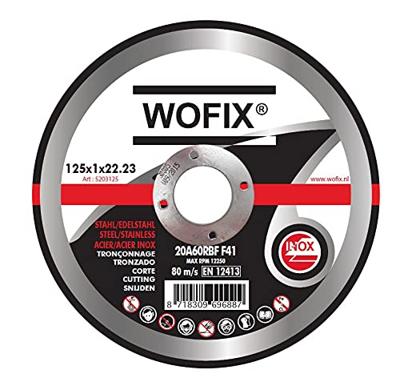 Wofix doorsl. sch. 125x22x1mm - rvs staal Wofix doorsl. sch. 125x22x1mm - rvs staal