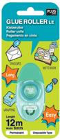 PLUS lijmroller, 6 mm x 12 m, groen, blister van 1 stuk - thumbnail