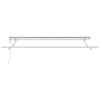 VidaXL Zijde frame wit 3,5 x 2 m metaal - thumbnail