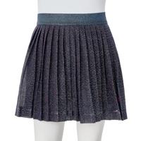 Kinderrokje met glitters 92 marineblauw - thumbnail