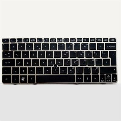 Notebook keyboard for HP Elitebook 2560P 2570P with frame silver pulled Notebook keyboard for HP Elitebook 2560P 2570P with frame silver pulled