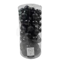 Kerstballen mix 100 stuks zwart Kerst Buitengewoon de Boet - Decoris - thumbnail