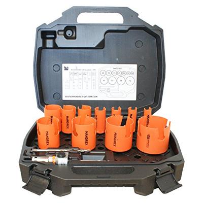 Mandrex Industrie set TCT 19mm tot 76mm zesk. 11, 15-delig