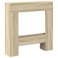 VidaXL Haardombouw 81x18x82 cm bewerkt hout sonoma eikenkleurig - thumbnail