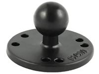 RAM Mounts Basisplatte rund - B-Kugel (1 Zoll), Platten-Durchmesser 63,5 mm, AMPS-Lochraster - thumbnail
