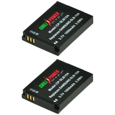 ChiliPower SLB-10A / SBL-10A accu voor Samsung - 1050mAh - 2-Pack