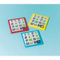 Amscan schuifpuzzel junior 6,2 cm 12 stuks - thumbnail
