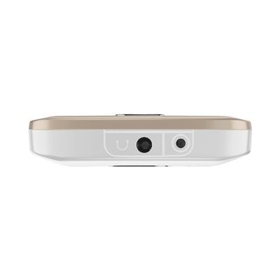 Nokia C3 Smartphone (6,1 cm (2,4 inch) display, Bluetooth, 2 megapixel camera, QWERTZ-toetsenbord) goud/wit