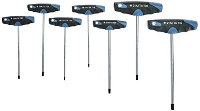 Gedore 2142 TX-007 Haakse Stiftsleutelset 7-Delig TORX - 3037401 Gedore 2142 TX-007 Haakse Stiftsleutelset 7-Delig TORX - 3037401