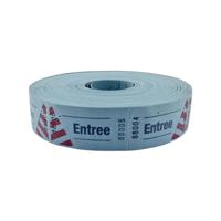 Entreebewijs Combicraft nummering 1-1000 blauw 1000 stuks - thumbnail