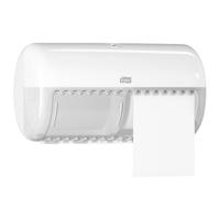 Toiletpapierdispenser tork t4 duo wit - thumbnail