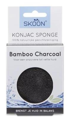 Skoon Konjac Sponge Bamboo Charcoal Skoon Konjac Sponge Bamboo Charcoal