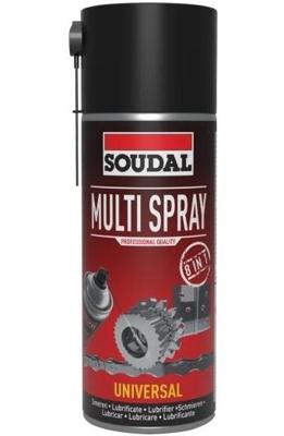 Soudal Multi Spray 8 In 2 | 400 ml - 119707 Soudal Multi Spray 8 In 2 | 400 ml - 119707