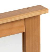 VidaXL Spiegel vigo honingbruin 55,5 x 5 x 70 cm massief grenenhout - thumbnail