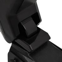 VidaXL Armsteun universeel 13x33x(33-53) cm abs zwart - thumbnail