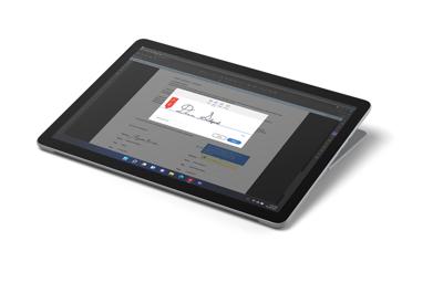 Microsoft Surface Go 3 Notebook (Windows 11, display 10,5 inch, 8 GB RAM, 128 GB SSD, Intel Core i3, WLAN) compact en veelzijdig