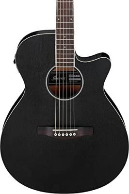 Ibanez AEG7MH Weathered Black elektrisch-akoestische westerngitaar - thumbnail