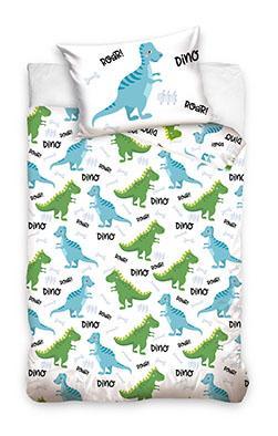 Dinosaurus BABY Dekbedovertrek- 90 x 120 cm - Katoen Dinosaurus BABY Dekbedovertrek- 90 x 120 cm - Katoen