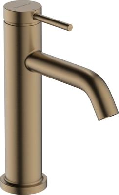 Hansgrohe Tecturis Wastafelmengkraan - zonder waste - coolstart - 11.6cm uitloop - geborsteld brons 73312140 Hansgrohe Tecturis Wastafelmengkraan - zonder waste - coolstart - 11.6cm uitloop - geborsteld brons 73312140