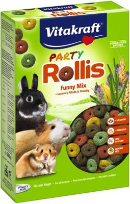 Rollis Party knaagdier en konijn 500 gram Gebr. de Boon Vitakraft - Vitakraft