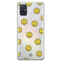 Samsung Galaxy A51 siliconen hoesje - Smileys - thumbnail