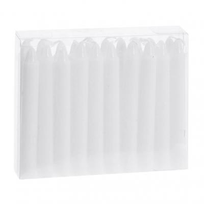 everlands kunstkerstboomkaarsjes 20-delig 10,5cm wit