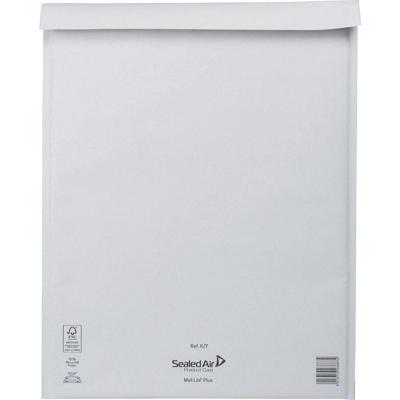 Mail Lite luchtkussenenveloppen, wit, K/7, 350 x 470 mm, doos van 100 stuks
