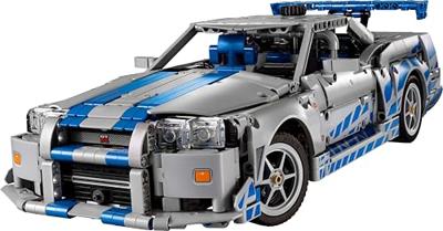 LEGO technic 42210 2 fast 2 furious nissan skyline gt-r (r34) auto