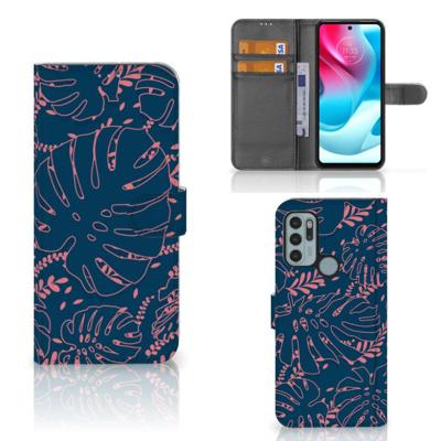 Motorola Moto G60s Hoesje Palm Leaves Motorola Moto G60s Hoesje Palm Leaves