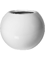 Mini Beth bolpot 31x25cm wit hoogglans - thumbnail