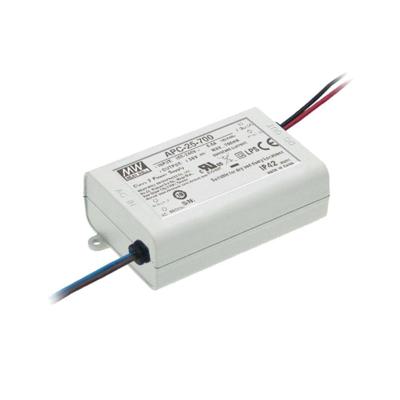 MEAN WELL APC-25-1050 LED-driver Constante stroomsterkte 25.2 W 1.05 A 9 - 24 V/DC Niet dimbaar, Overbelastingsbescherming 1 stuk(s)